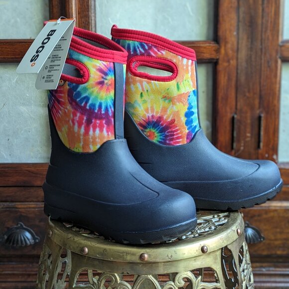 NIB Bogs Kids Neo-Classic Tie-Dye Boots, US Size 3 - Picture 3 of 9